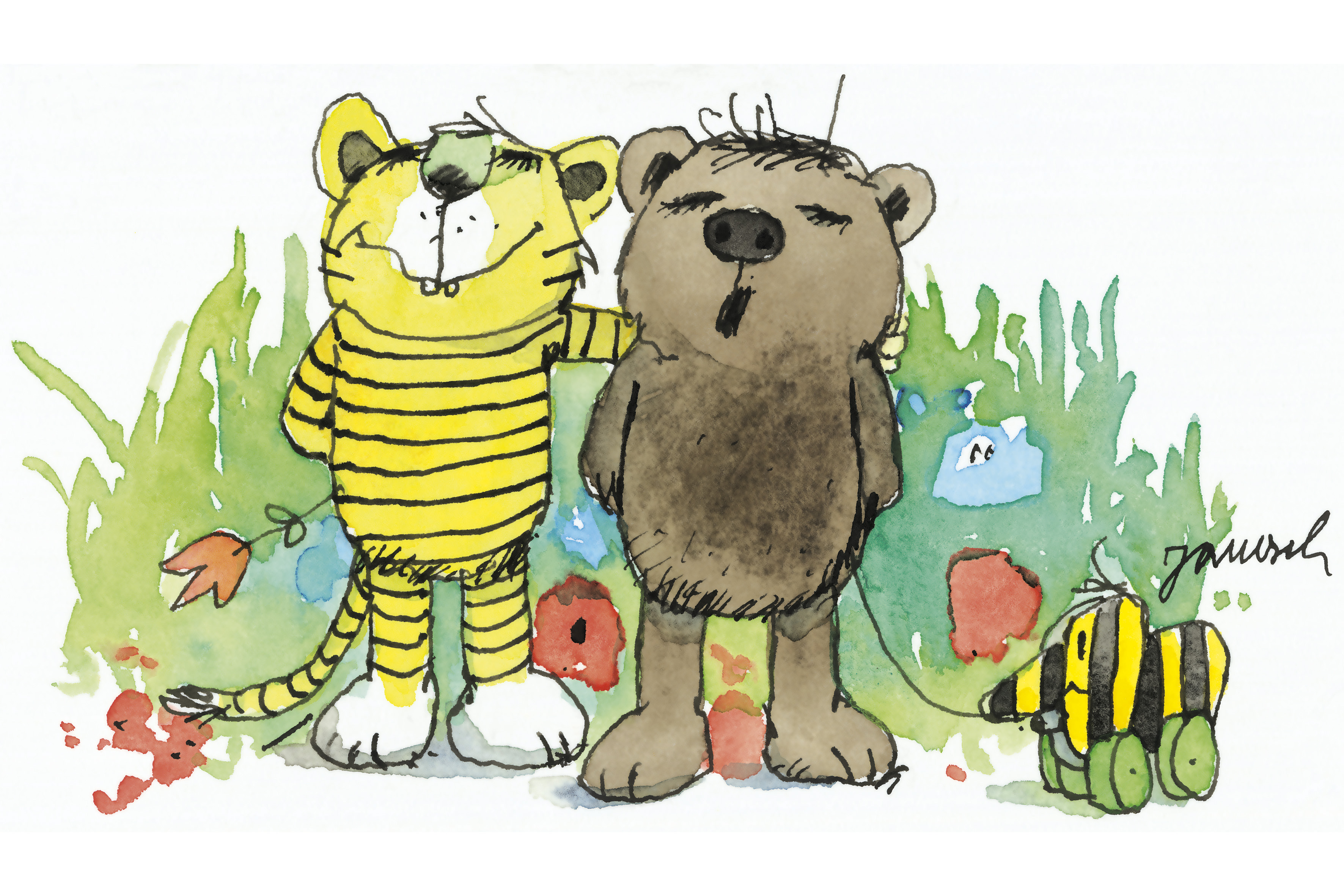 Tiger und Bär, Janosch film & medien AG © VG Bild-Kunst, Bonn, 2026